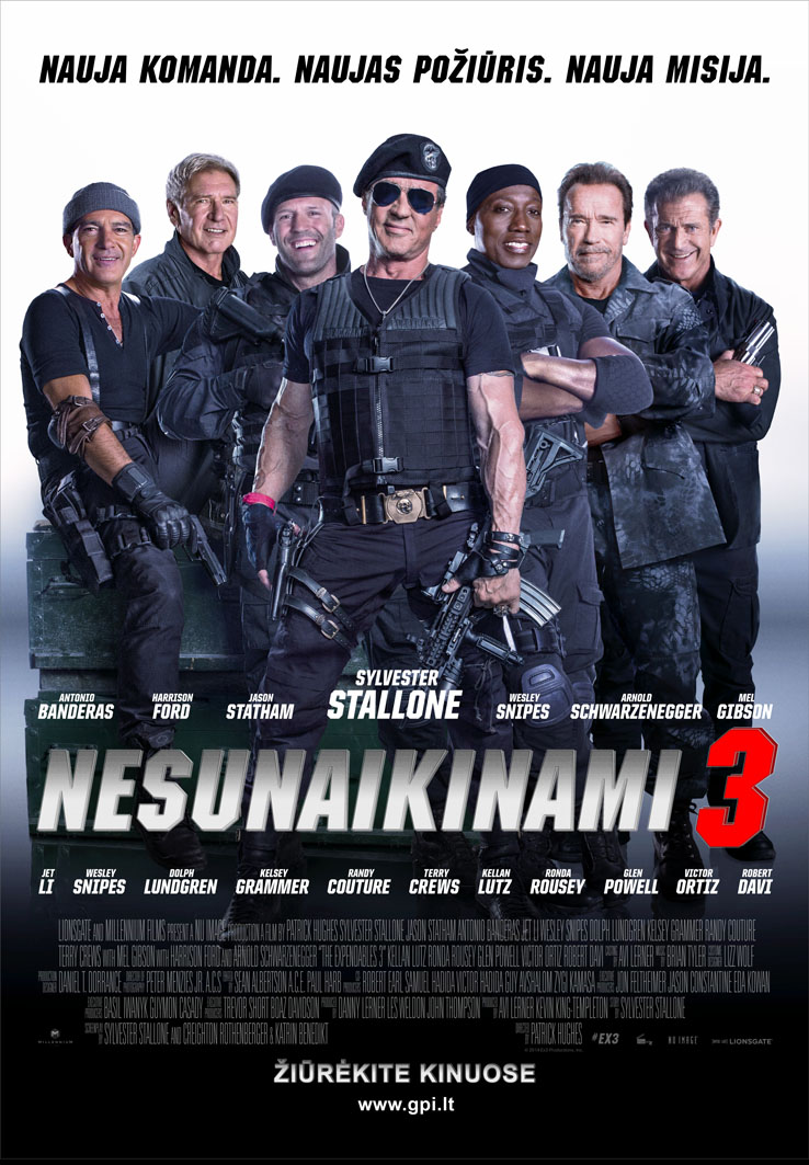 Nesunaikinami 3 / Неудержимые 3 / The Expendables 3 (2014) online