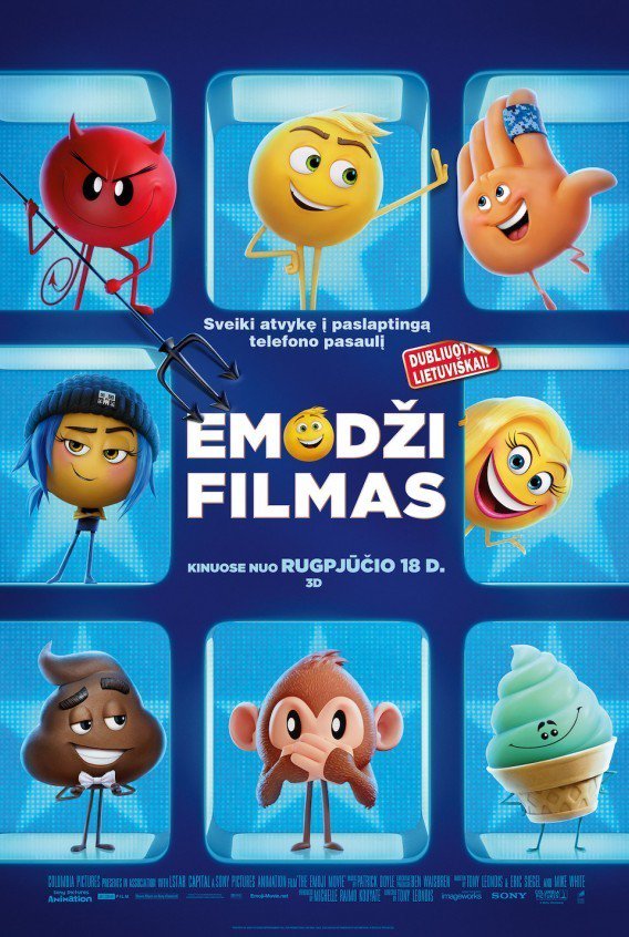 EMODŽI FILMAS / Emoji Movie (2017) online